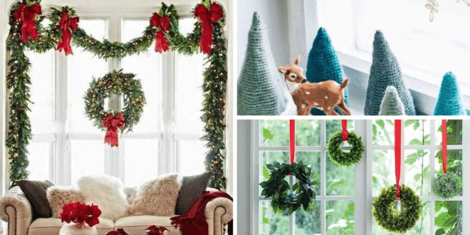 Christmas window decorating ideas