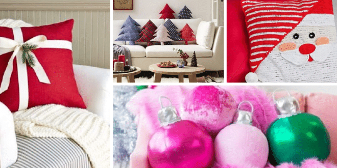 DIY Christmas Pillow Ideas