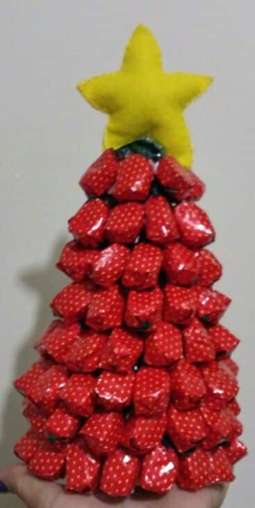 DIY christmas trees made candy 10