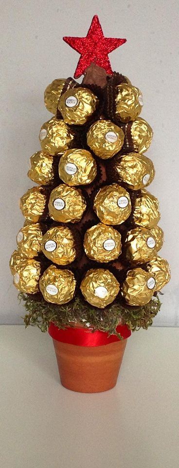 DIY christmas trees made candy 3