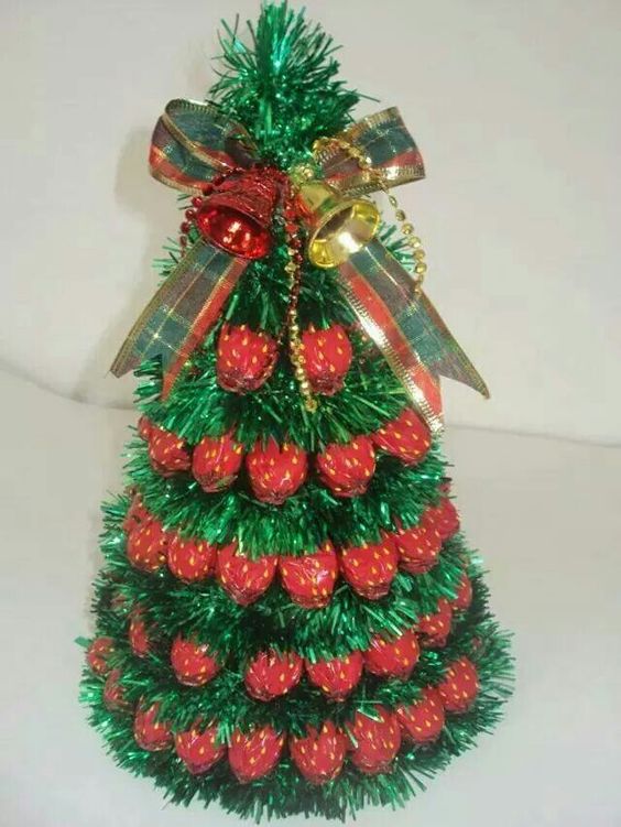 DIY christmas trees made candy 5