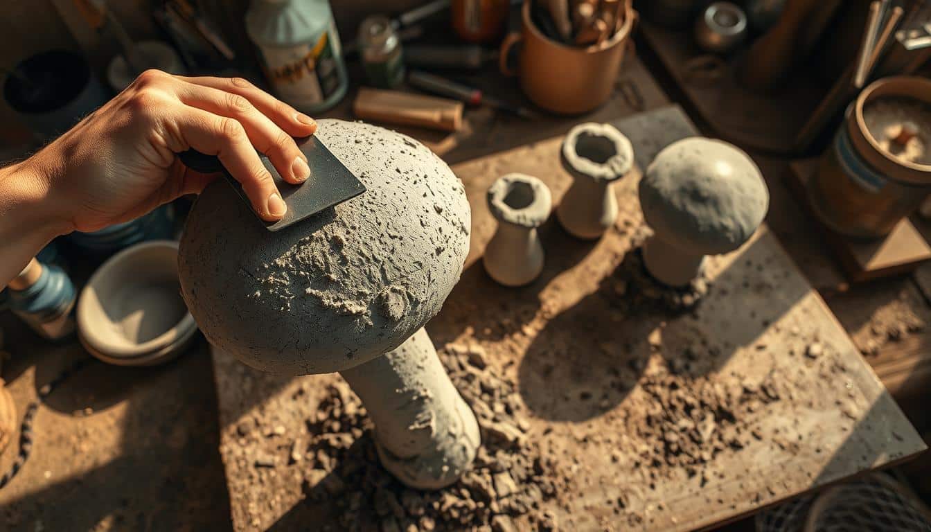 How To Make Concrete Mushrooms