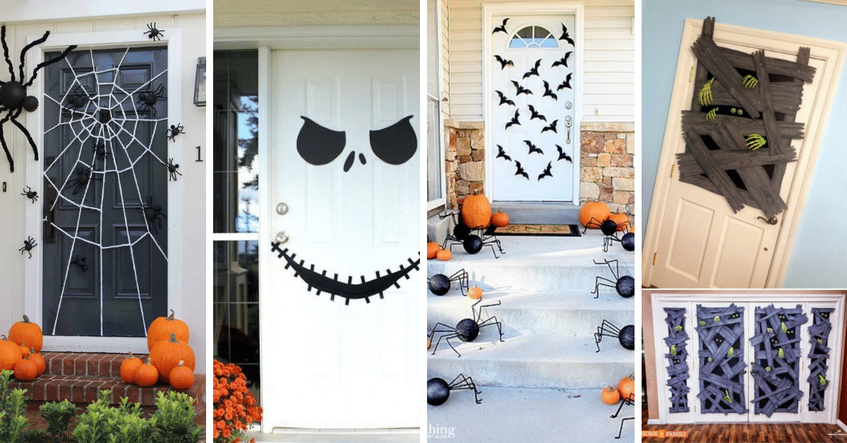 DIY Ideas for Decorating Halloween Doors