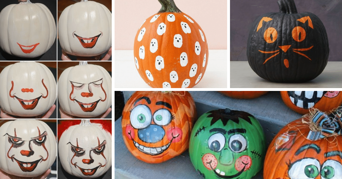 Ideas for Painting Pumpkins