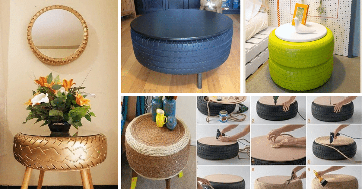 Tables Made with Tires