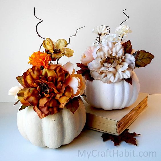 adorable pumpkin centerpieces 4