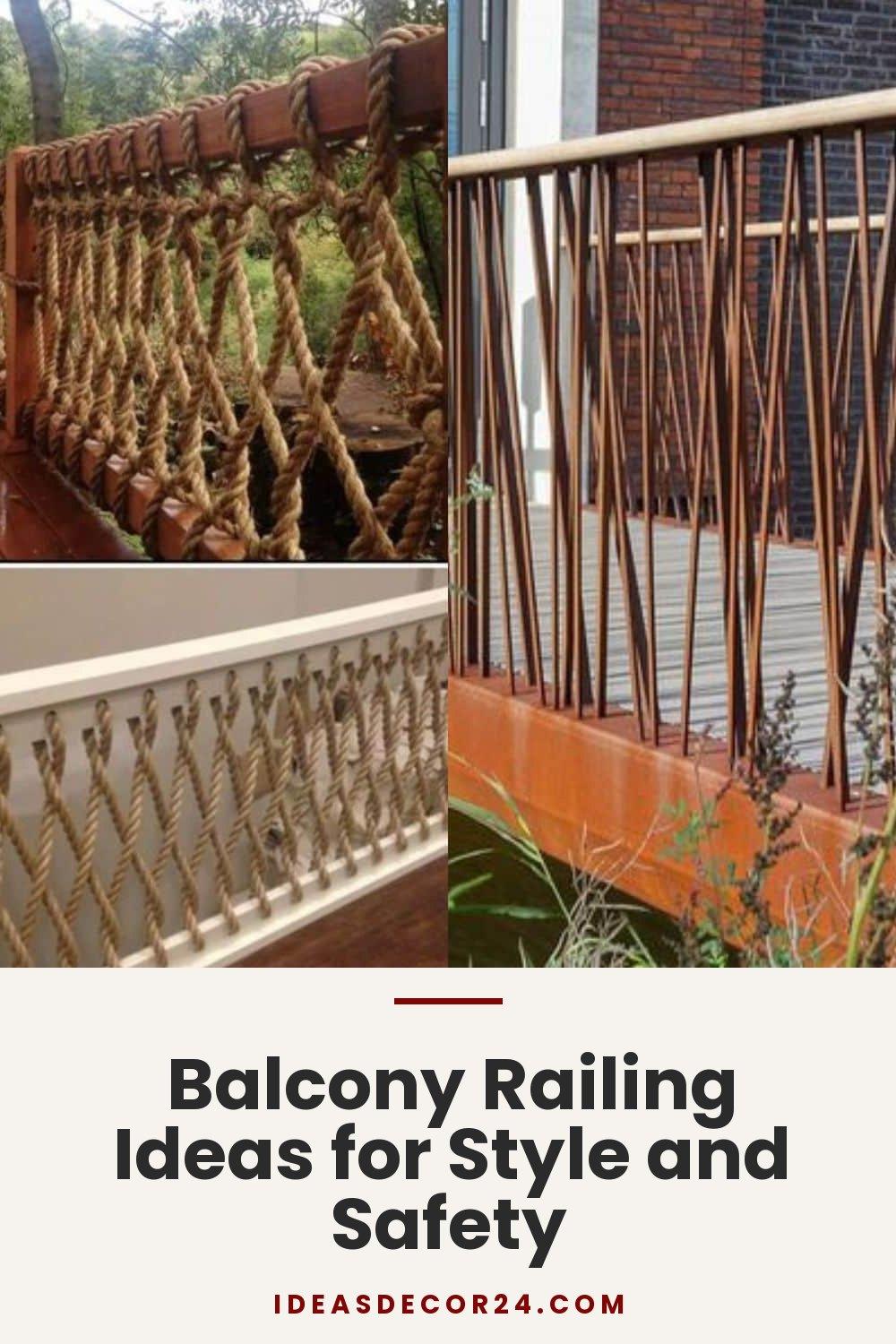 Balcony Railing Ideas for Style and Safety