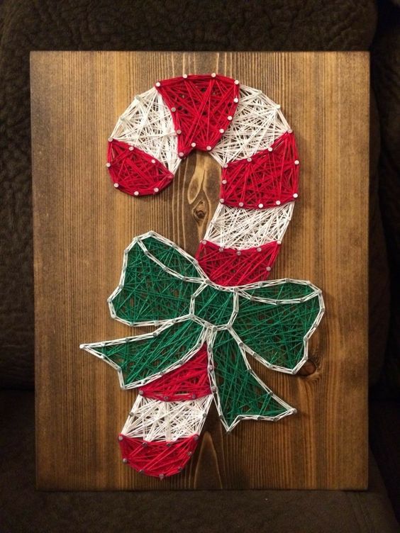 amazing christmas string art ideas 6