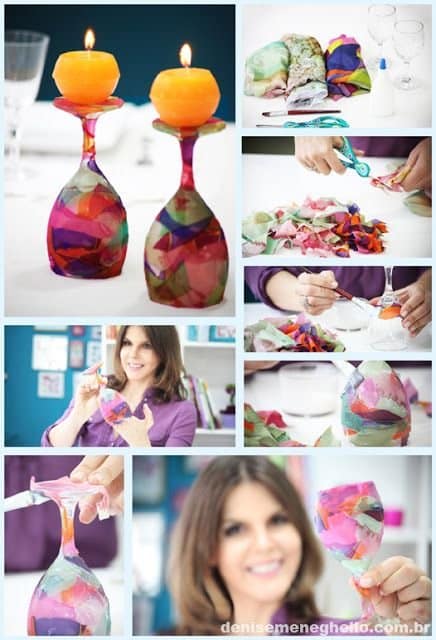 amazing crafts with wine glasses 4