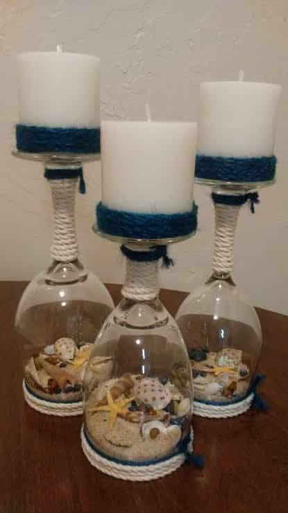 amazing crafts with wine glasses 6