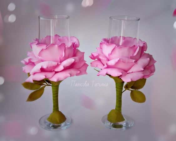 amazing crafts with wine glasses 7
