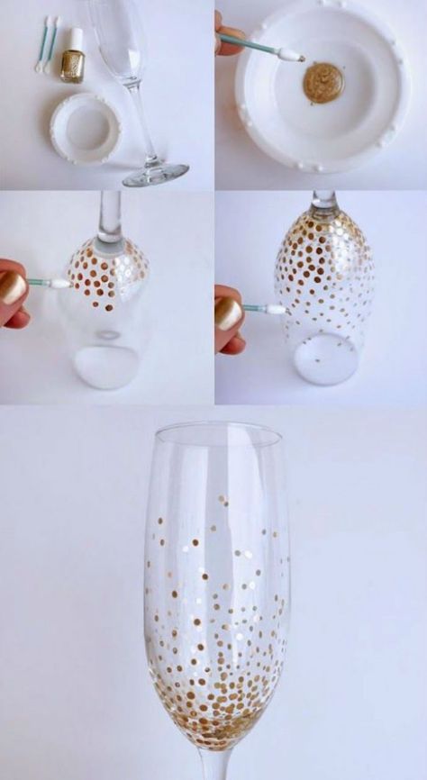 amazing crafts with wine glasses