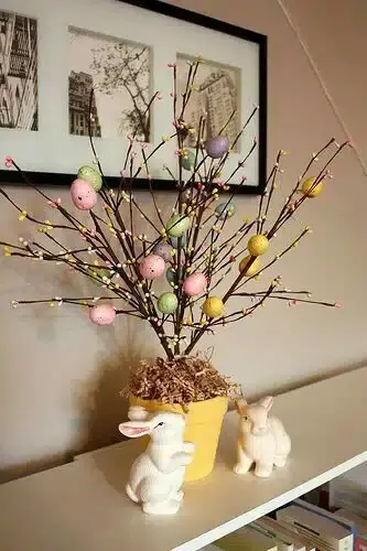 Amazing Easter Tree Ideas with Branches and Eggs amazing easter tree ideas with branches and eggs 2