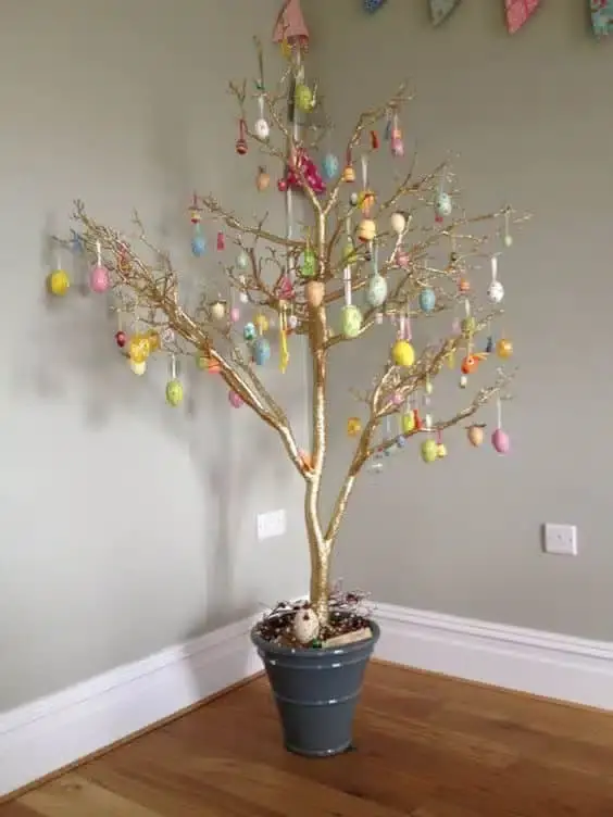Amazing Easter Tree Ideas with Branches and Eggs amazing easter tree ideas with branches and eggs 4