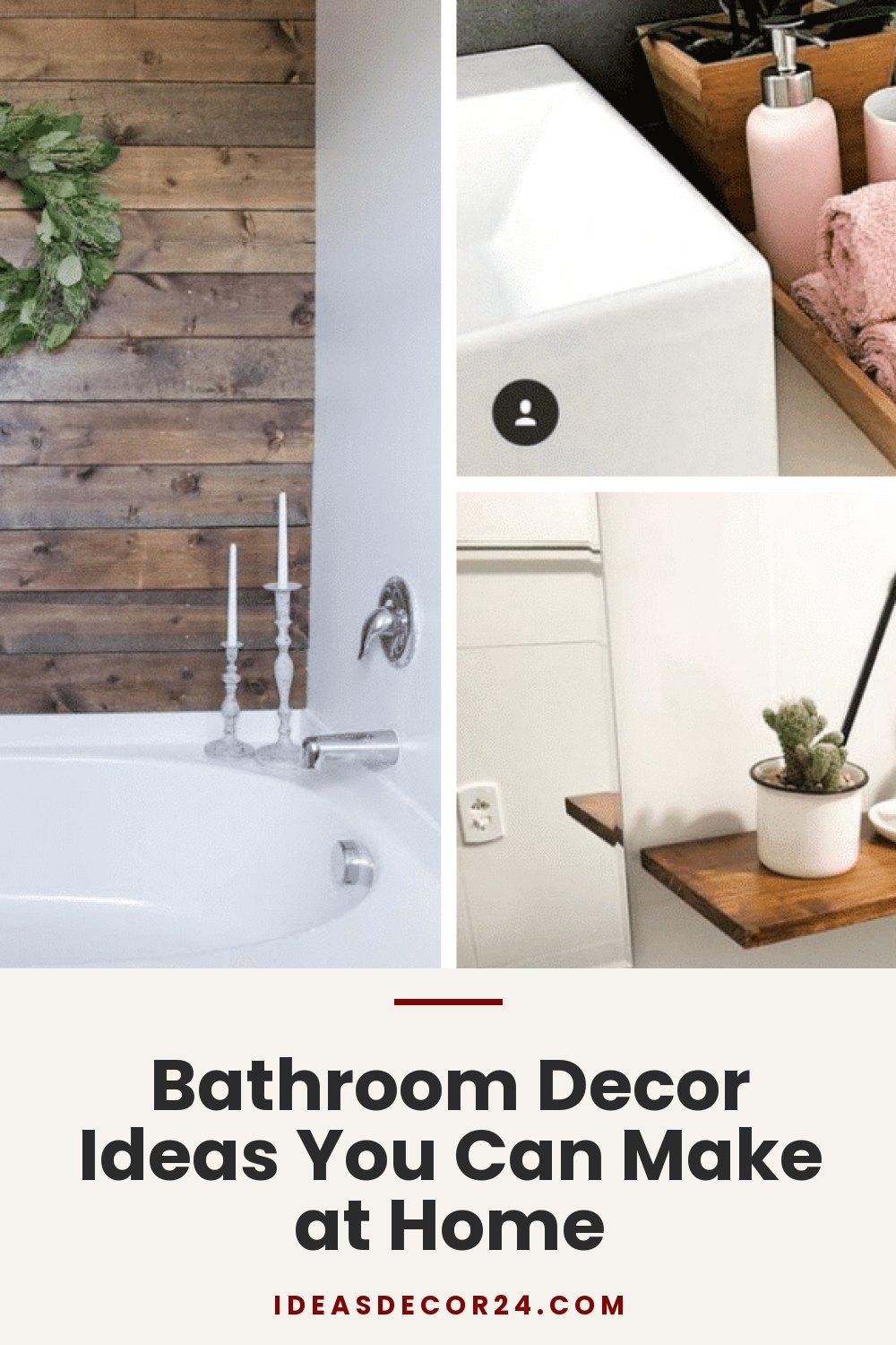 Bathroom Decor Ideas You Can Make at Home