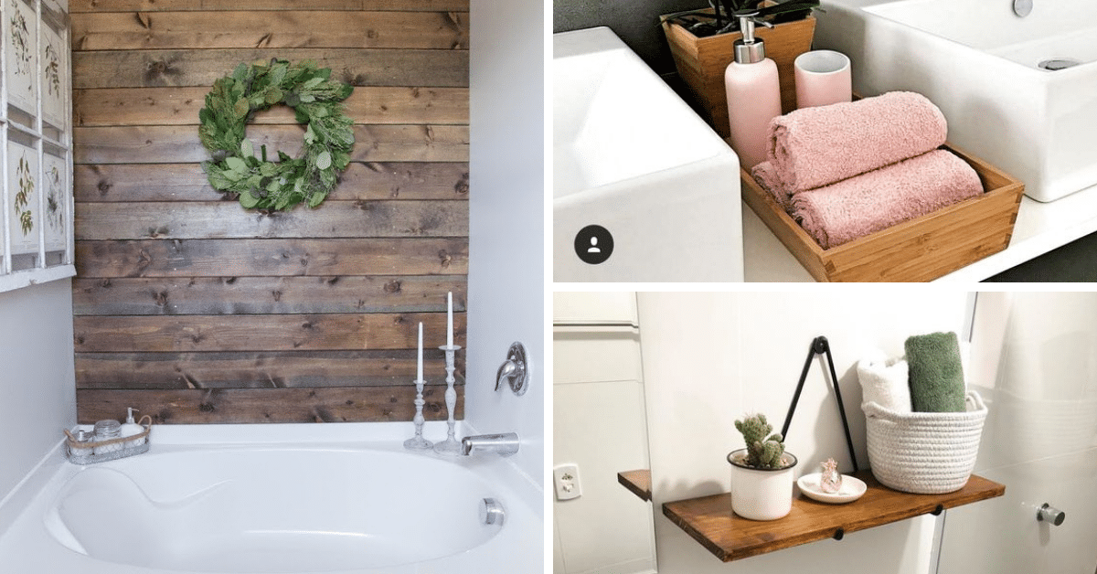Bathroom decorations that are easy to make