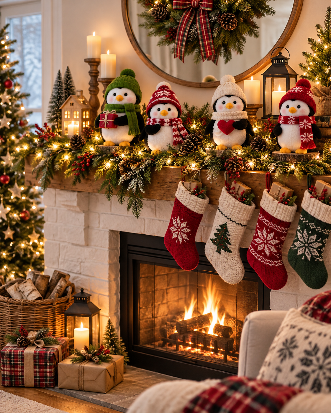 Beautiful Christmas D&eacute;cor Featuring Penguins for Home beautiful christmas decor featuring penguins for home 7