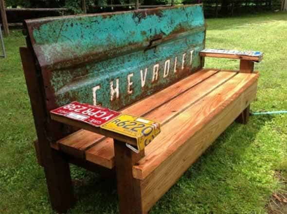 beautiful handcrafted outdoor bench designs 9