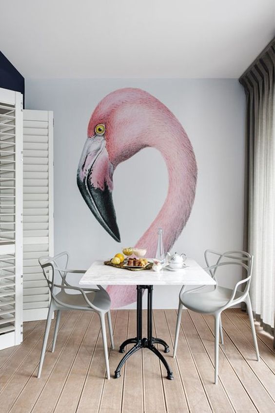 beautiful ideas to decorate with flamingos 2