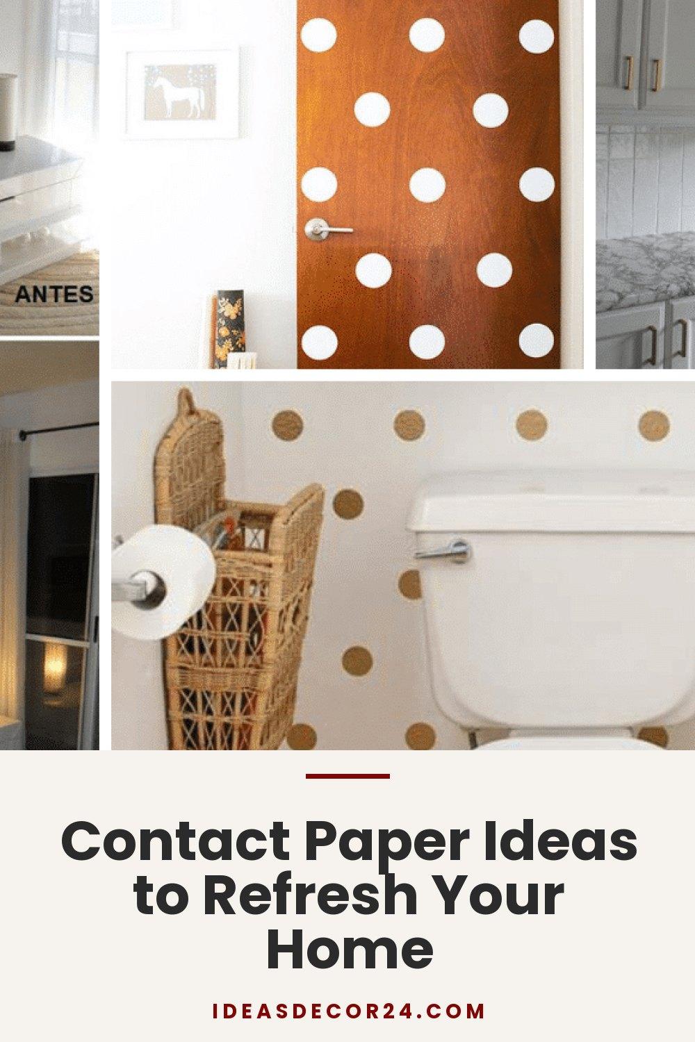 Contact Paper Ideas to Refresh Your Home