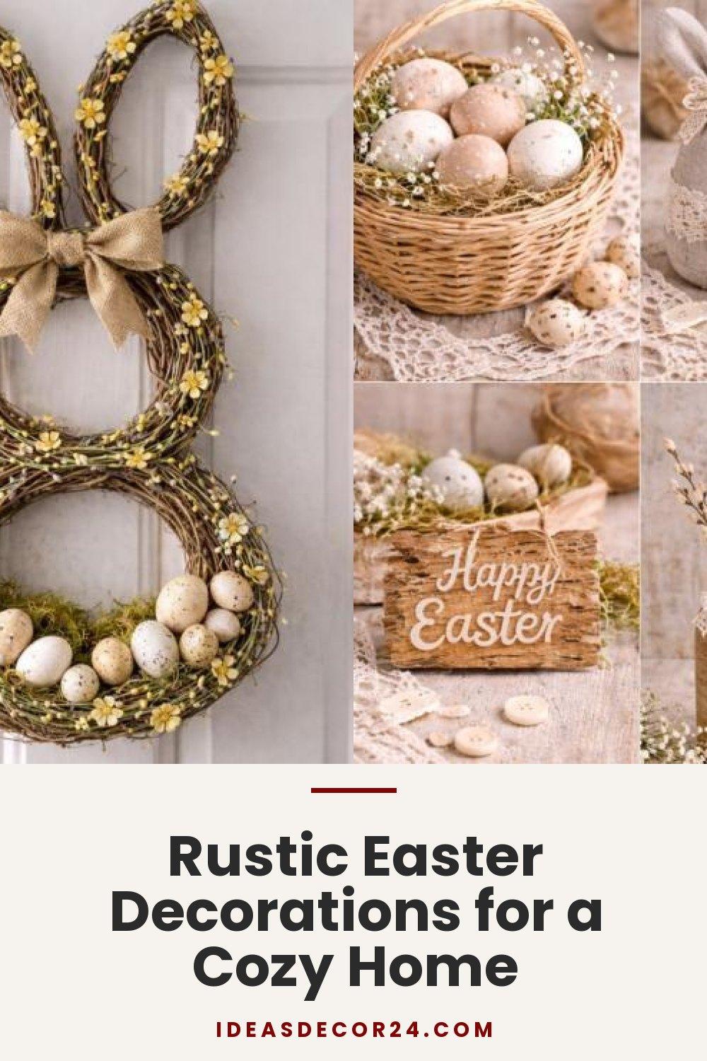 Rustic Easter Decorations for a Cozy Home