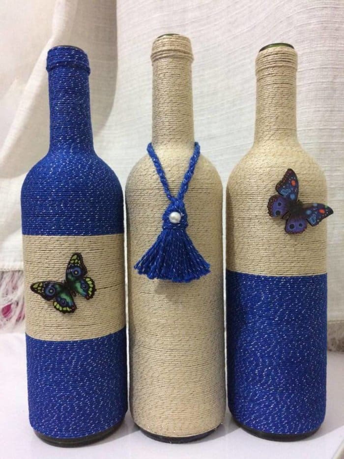 bottle ideas with yarn 6