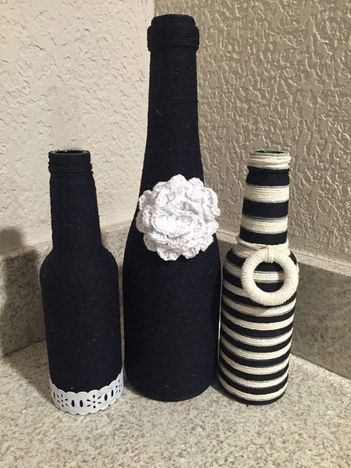 bottle ideas with yarn 8