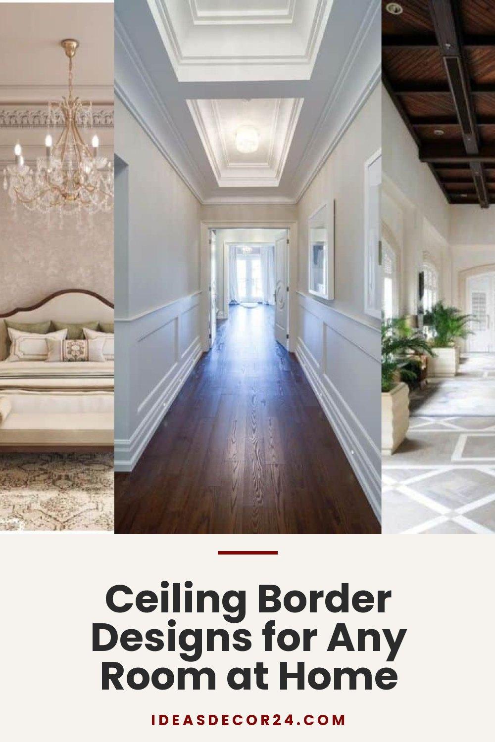 Ceiling Border Designs for Any Room at Home