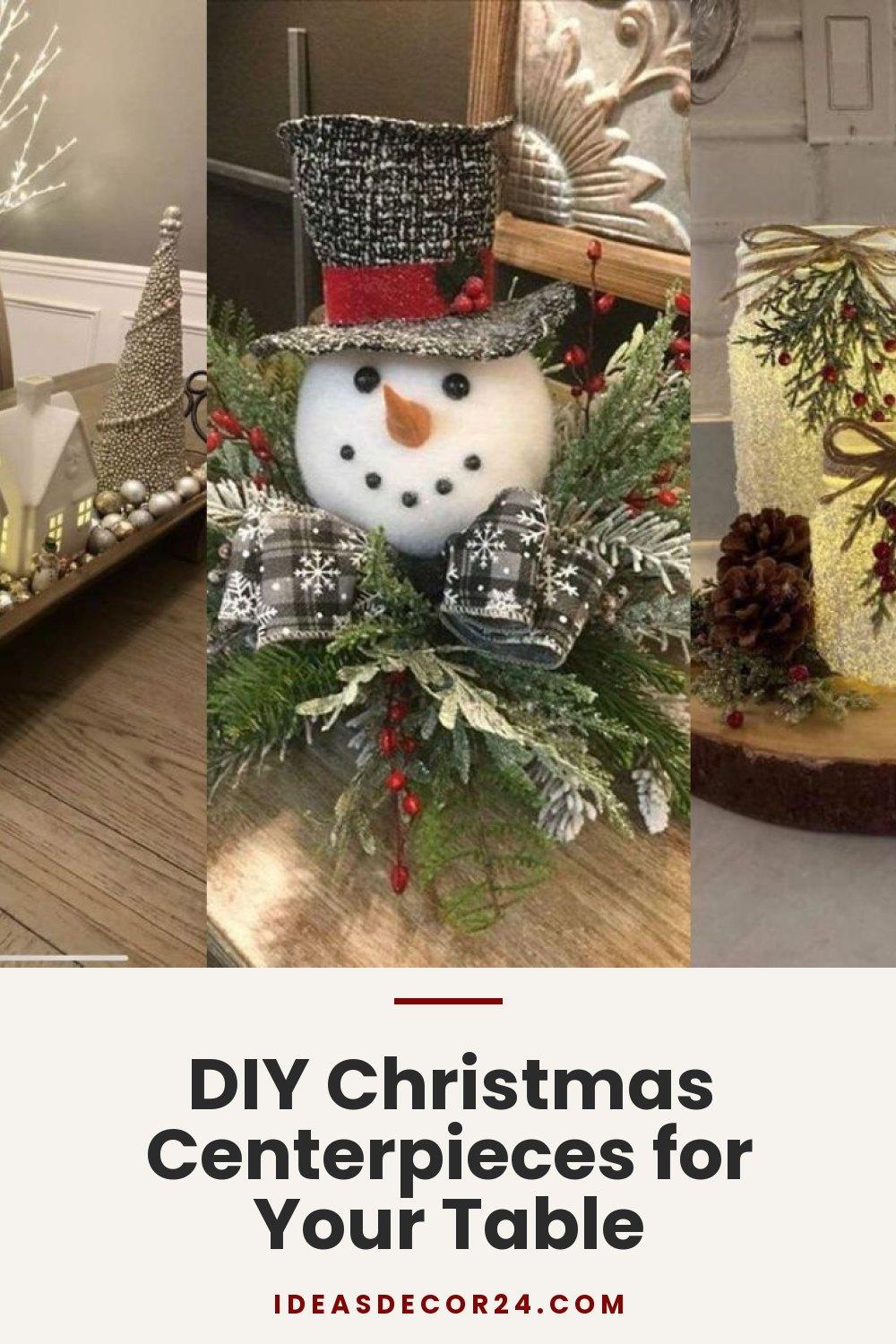 DIY Christmas Centerpieces for Your Table