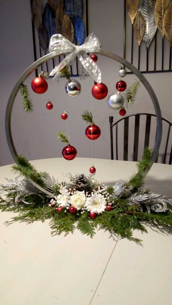 christmas centerpieces diy 4