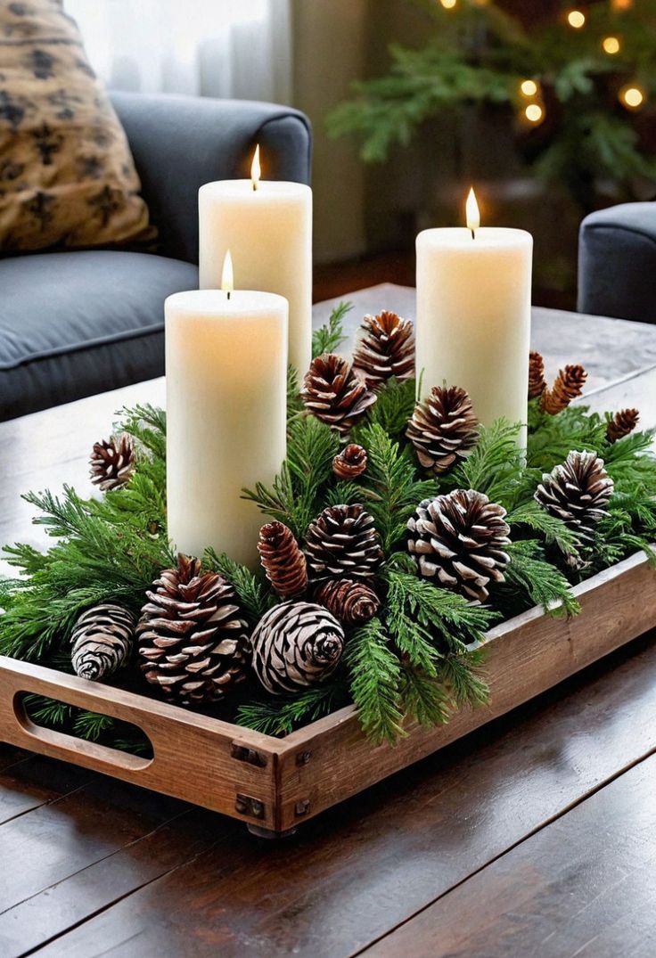 christmas centerpieces on a budget 3