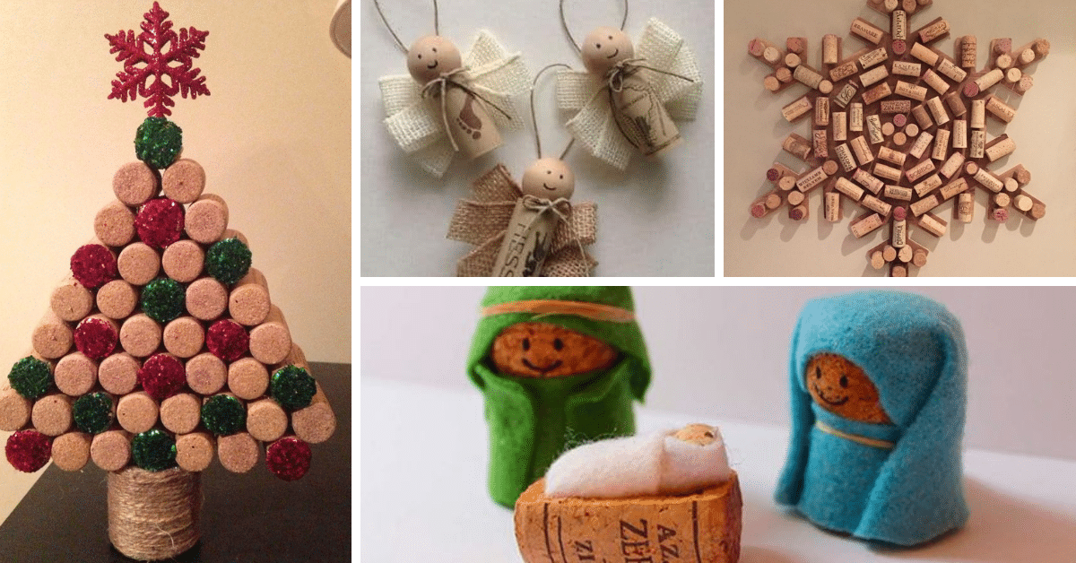 Christmas Crafts with Corks