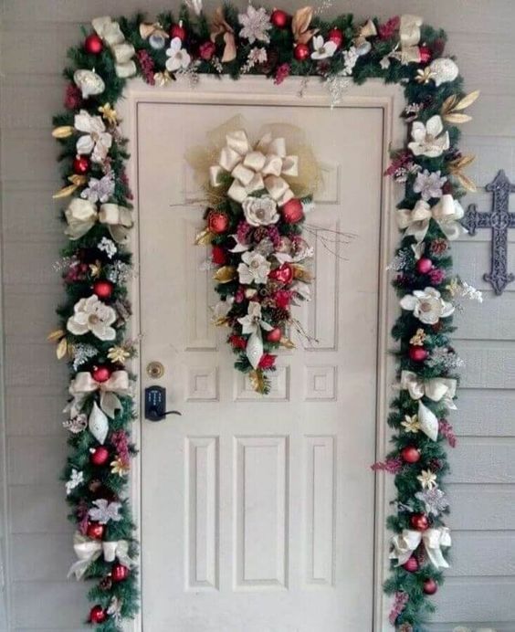 christmas front door decoration 2