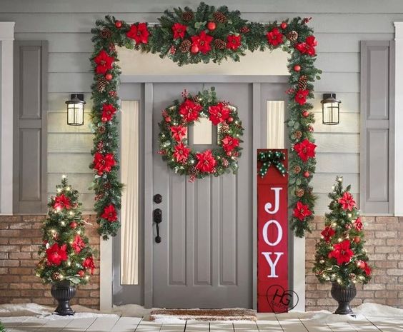 christmas front door decoration 9