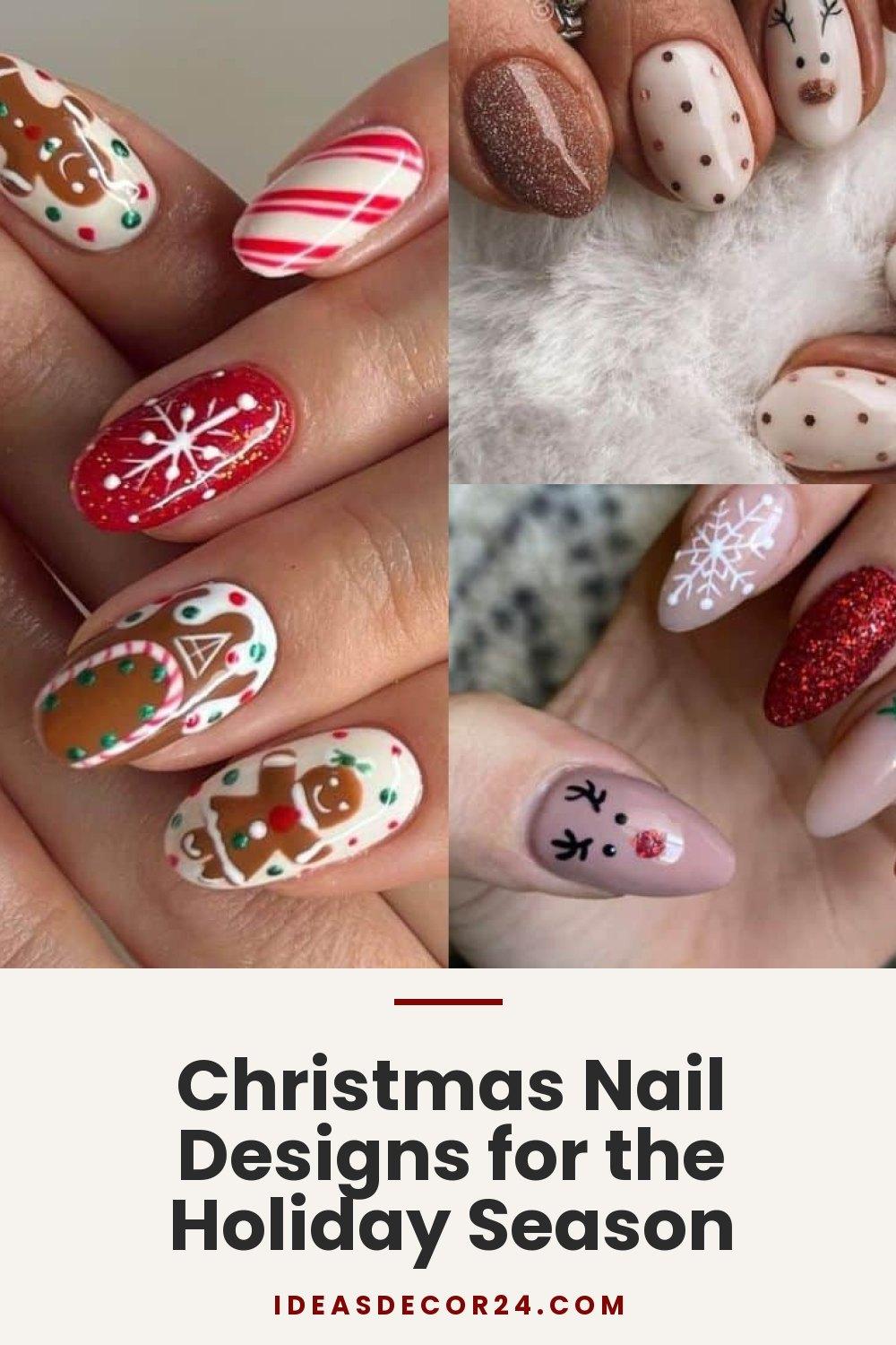 Christmas Nail Designs for the Holiday Season