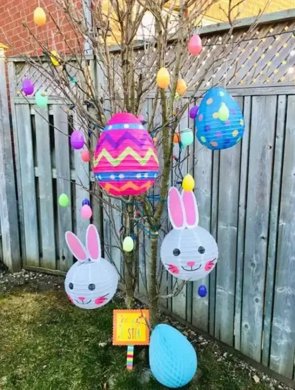 cool diy outdoor easter decorating ideas 1 scaled