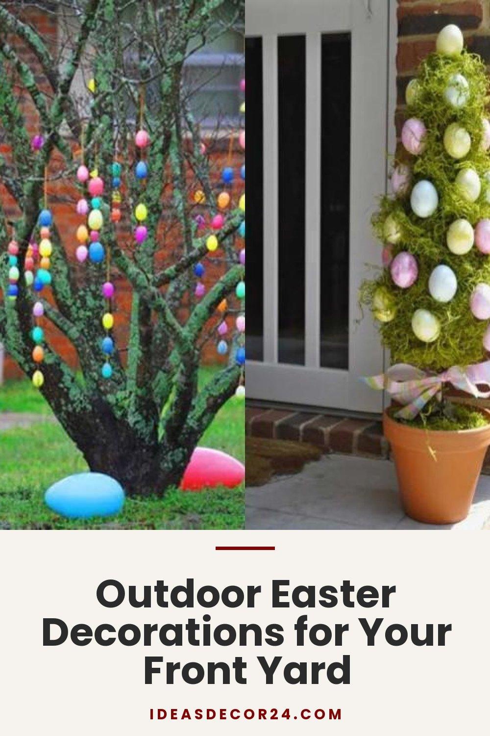 Outdoor Easter Decorations for Your Front Yard