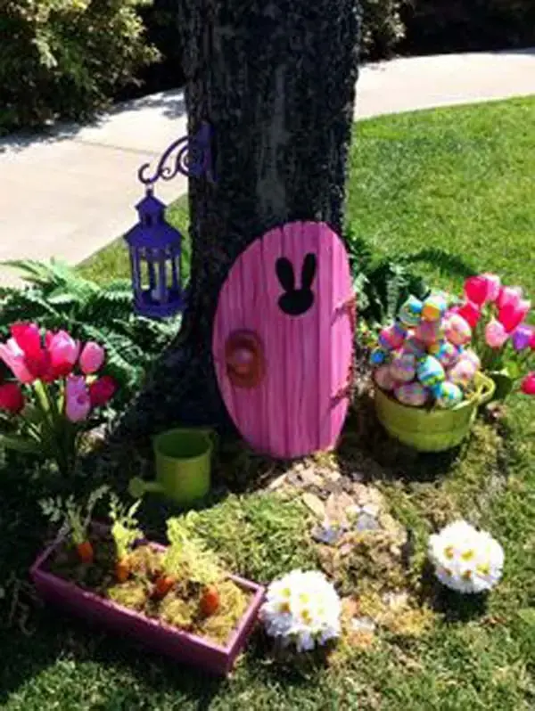 cool diy outdoor easter decorating ideas 6