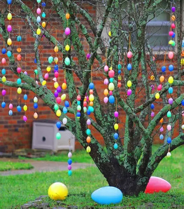 cool diy outdoor easter decorating ideas