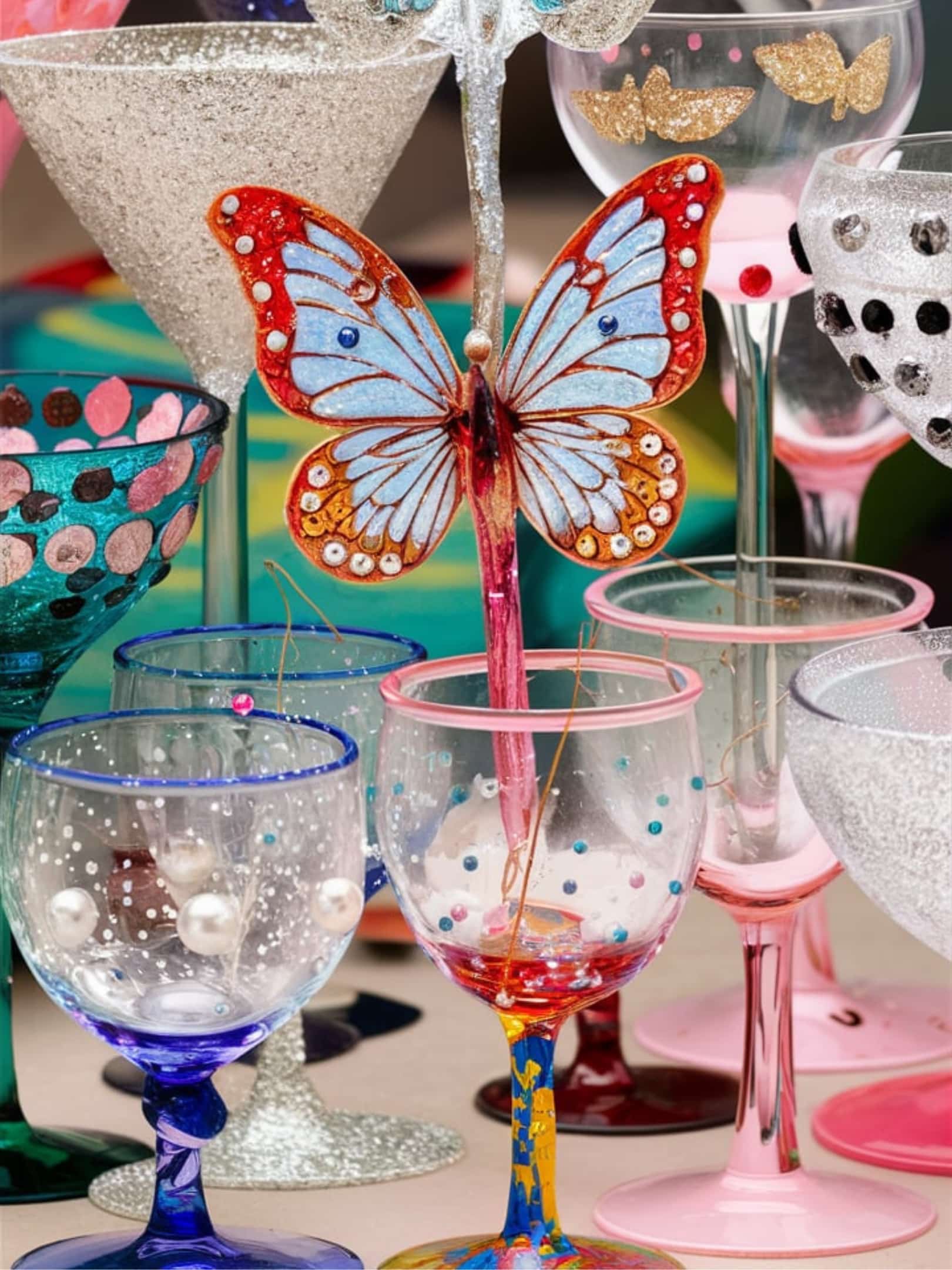 craft ideas glasses