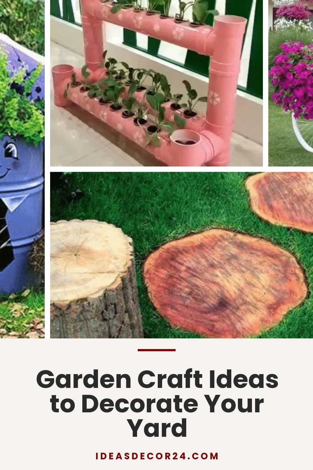 Garden Craft Ideas to Decorate Your Yard