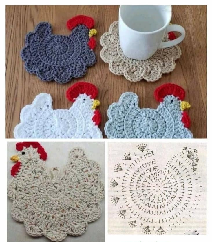 creative crochet coasters 10