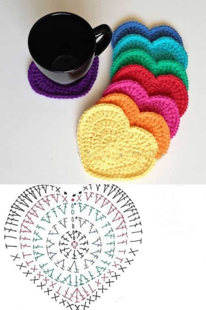 creative crochet coasters 7