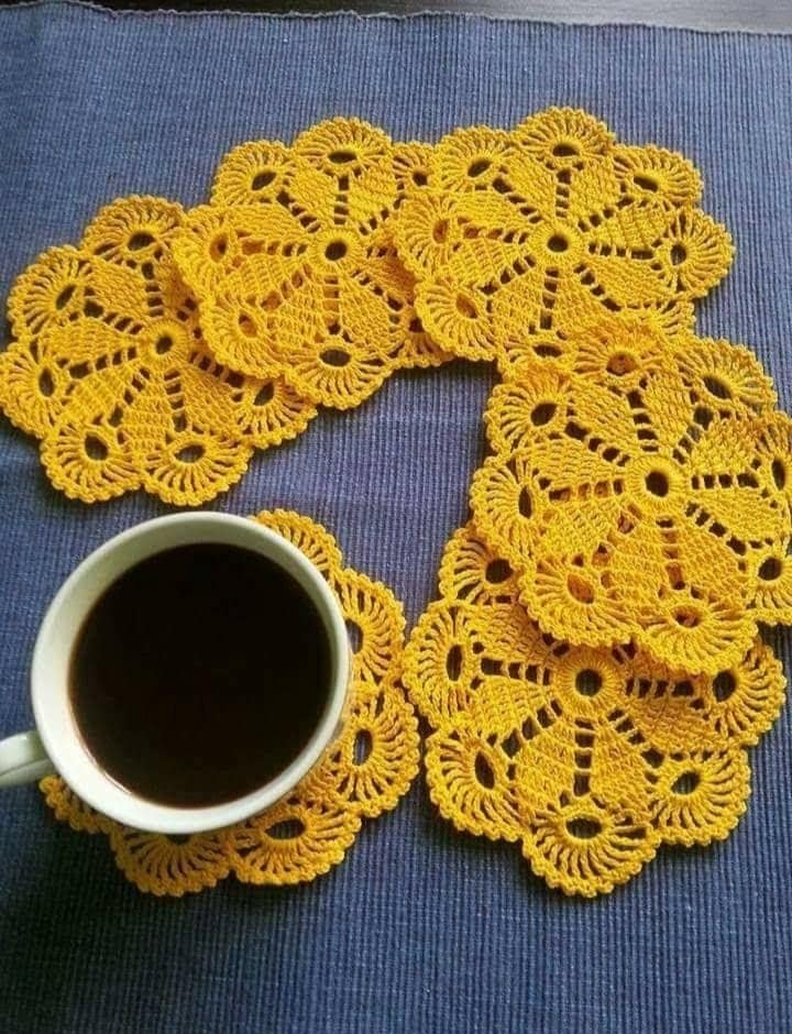 creative crochet coasters 8