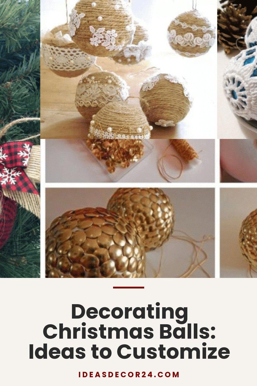 Decorating Christmas Balls: Ideas to Customize