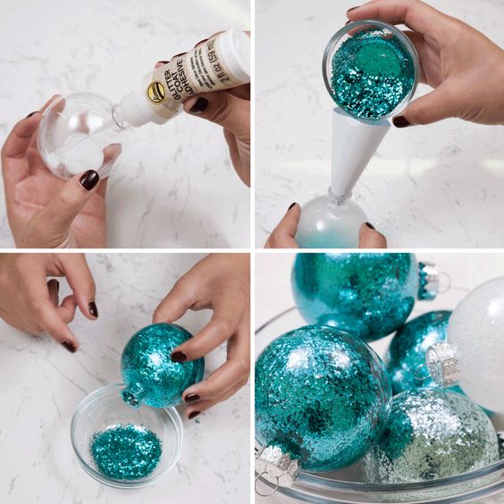 creative ideas for decorating christmas balls