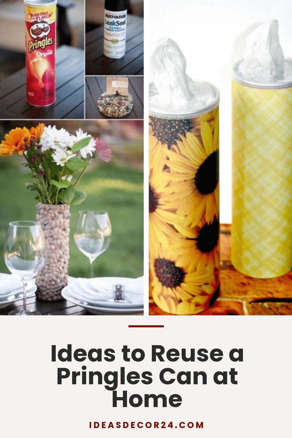 Ideas to Reuse a Pringles Can at Home