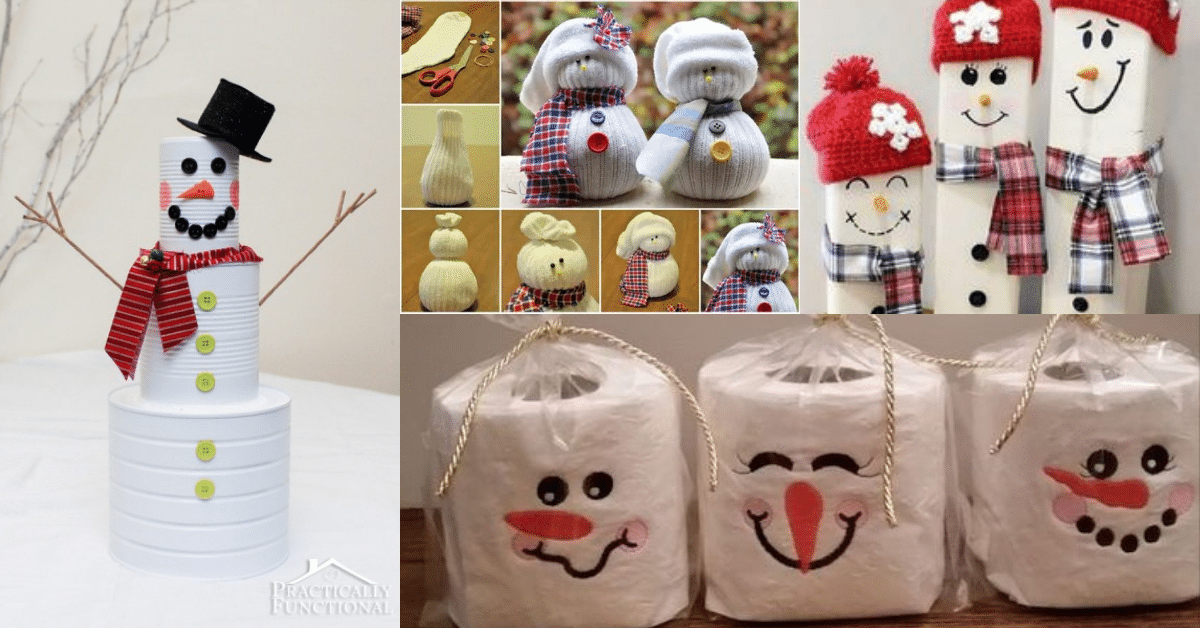 15+ Creative and fun snowman craft