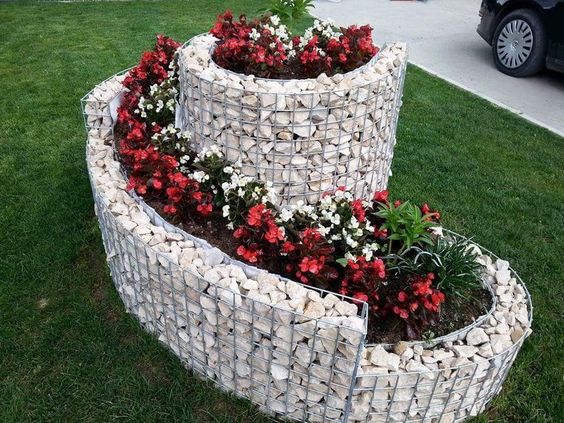 creative stone flower pot ideas 2