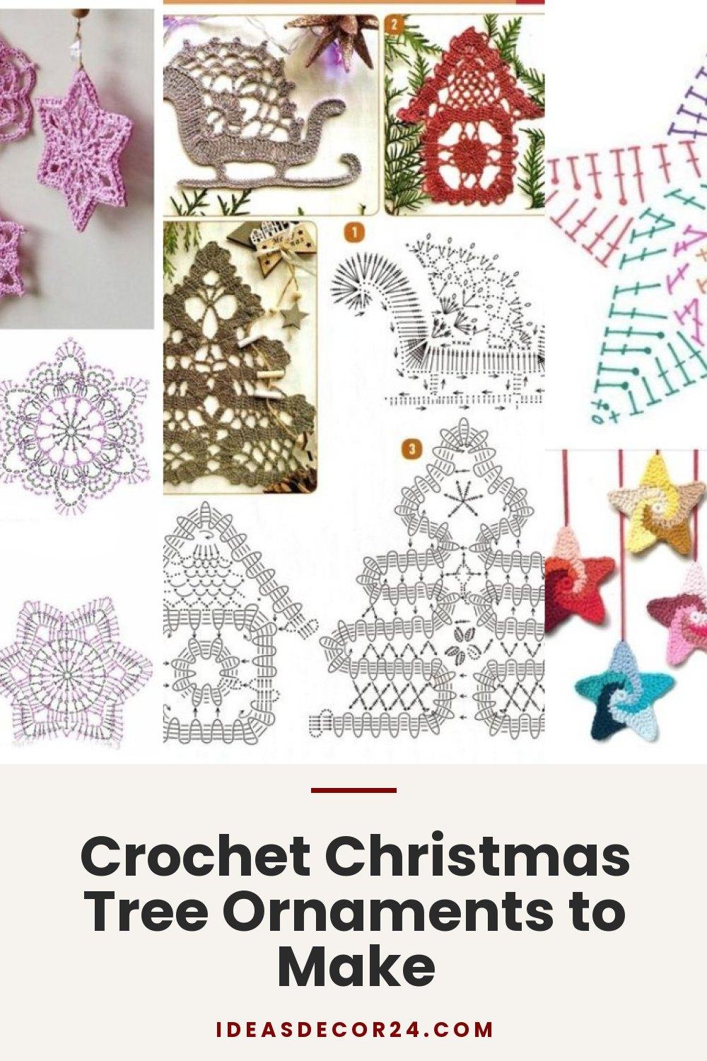 Crochet Christmas Tree Ornaments to Make